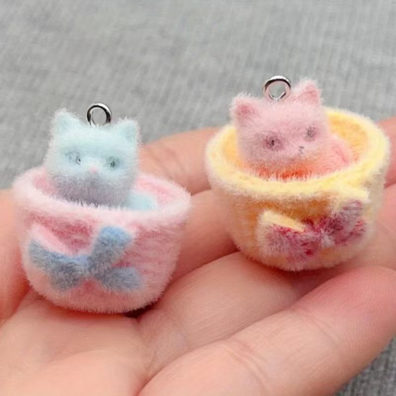Resin Art Store - 4 шт. 3D-подвески в виде кошек