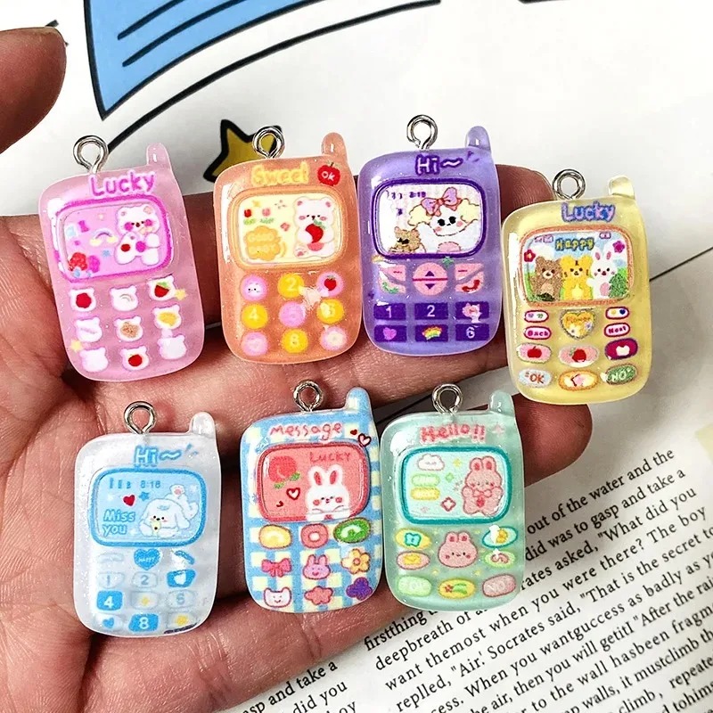 Resin Art Store - 10 шт. случайного набора милых подвесок