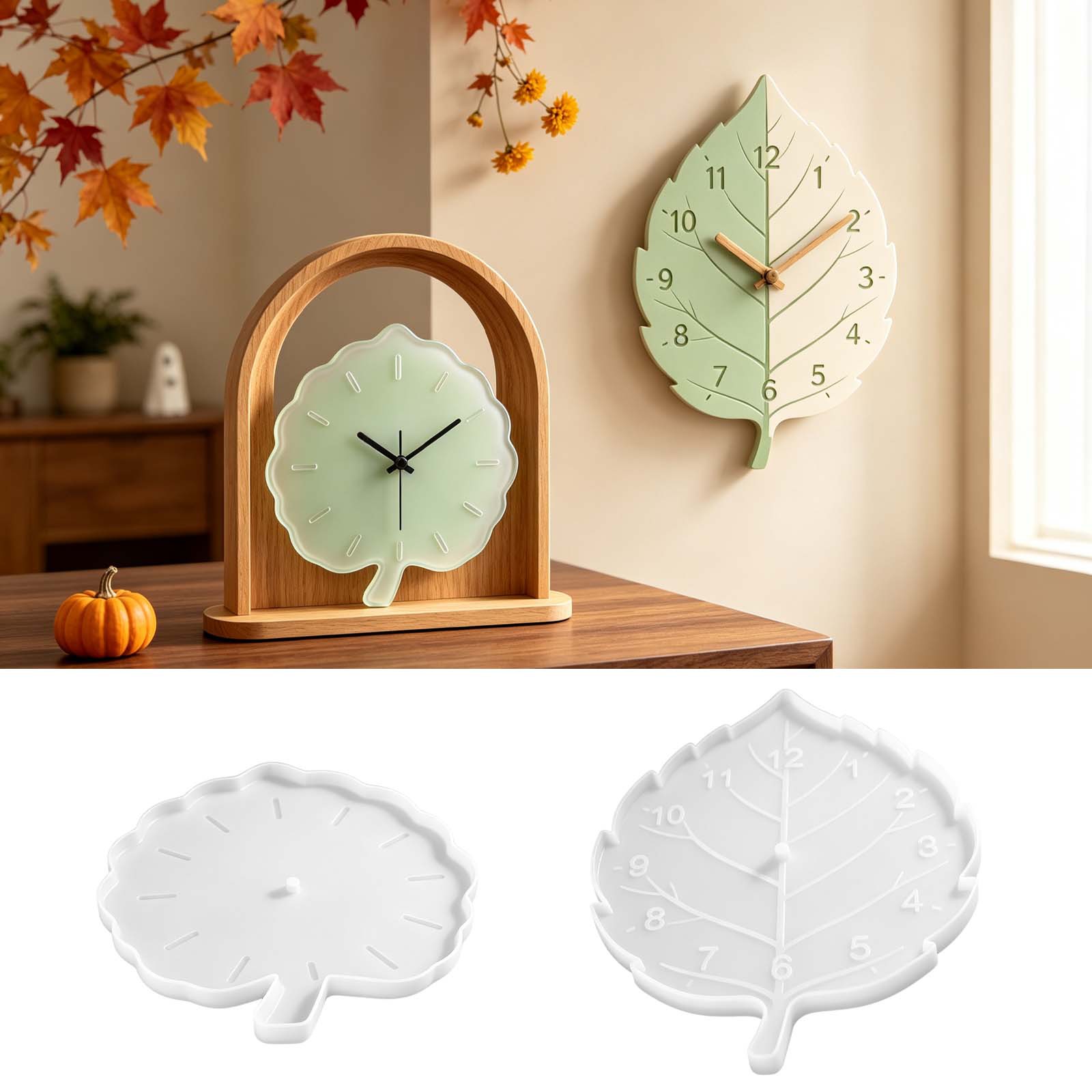Resin Art Clock - Силиконовые формы для часов с текстурой