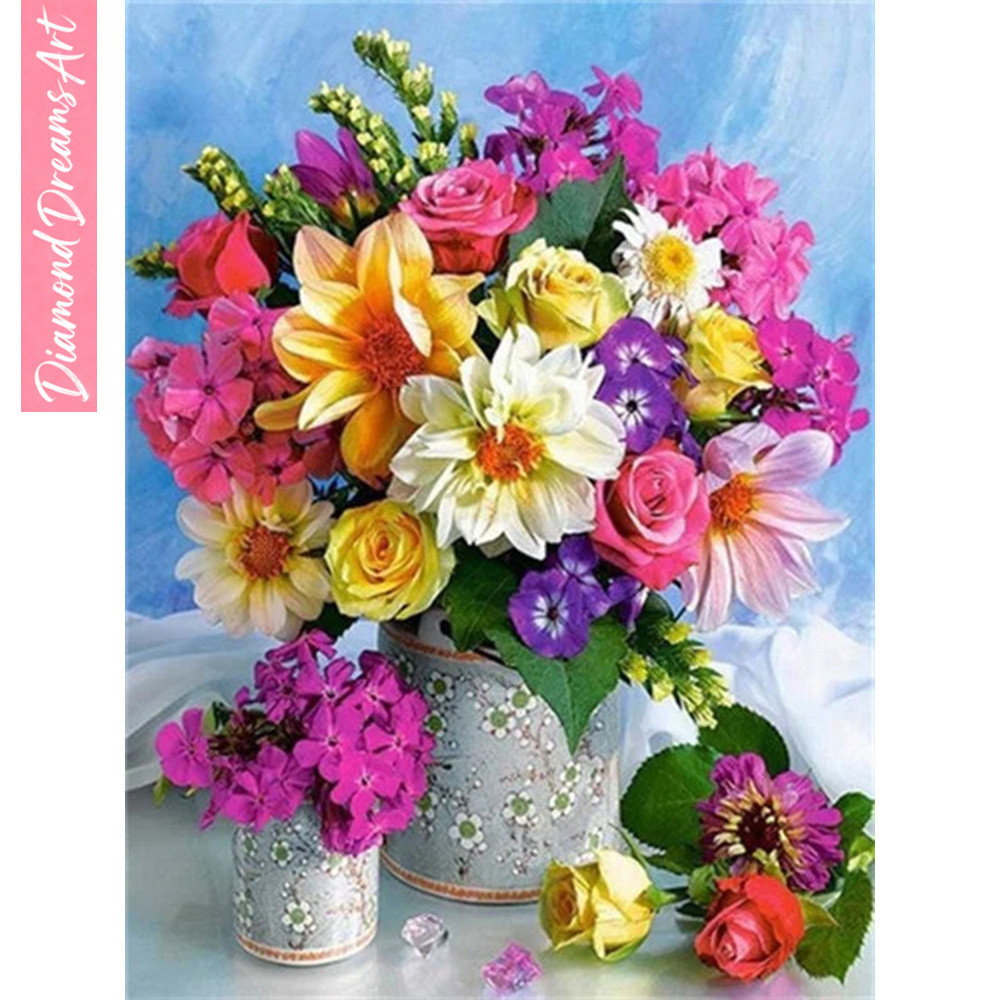 Resin Art Flower - Алмазная мозаика 5D с цветами: Роза