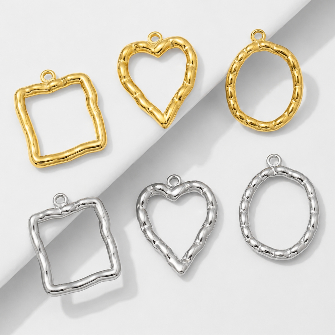Bezels Pendant Resin - 5 шт. Подвесок для украшений ручной