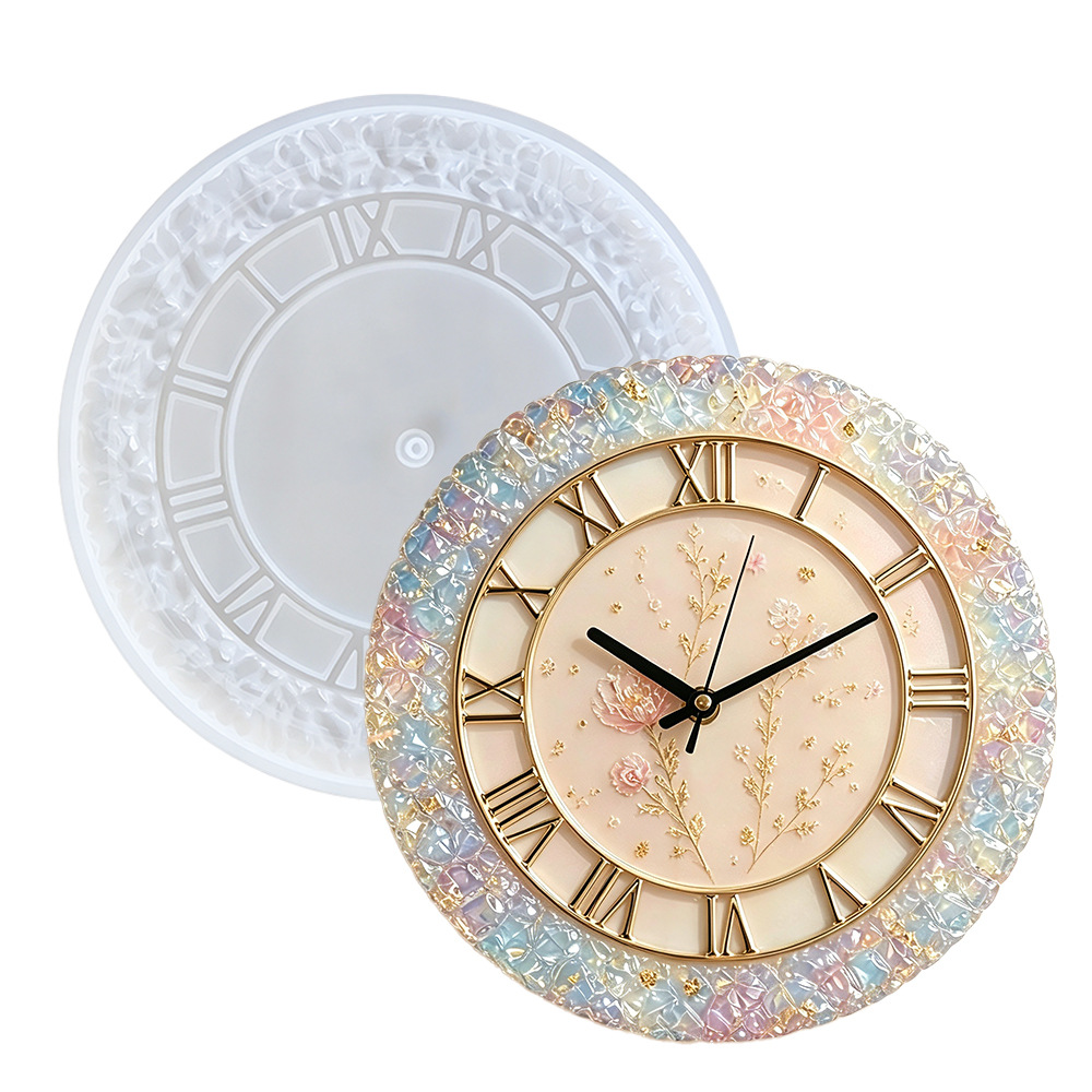 Resin Art Clock - Силиконовая форма для часов с алмазной