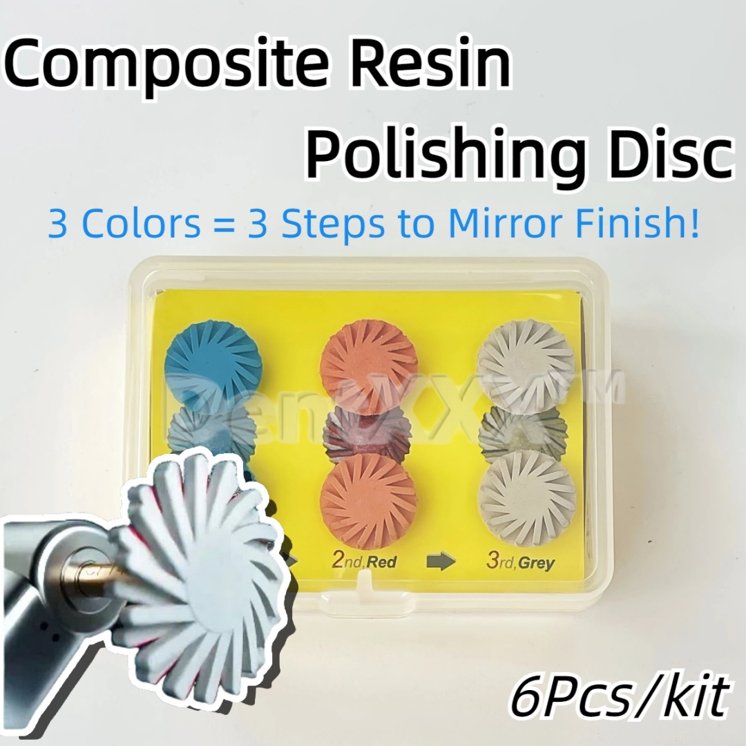 Resin Art Stone - 6 полировальных дисков из композитной смолы,