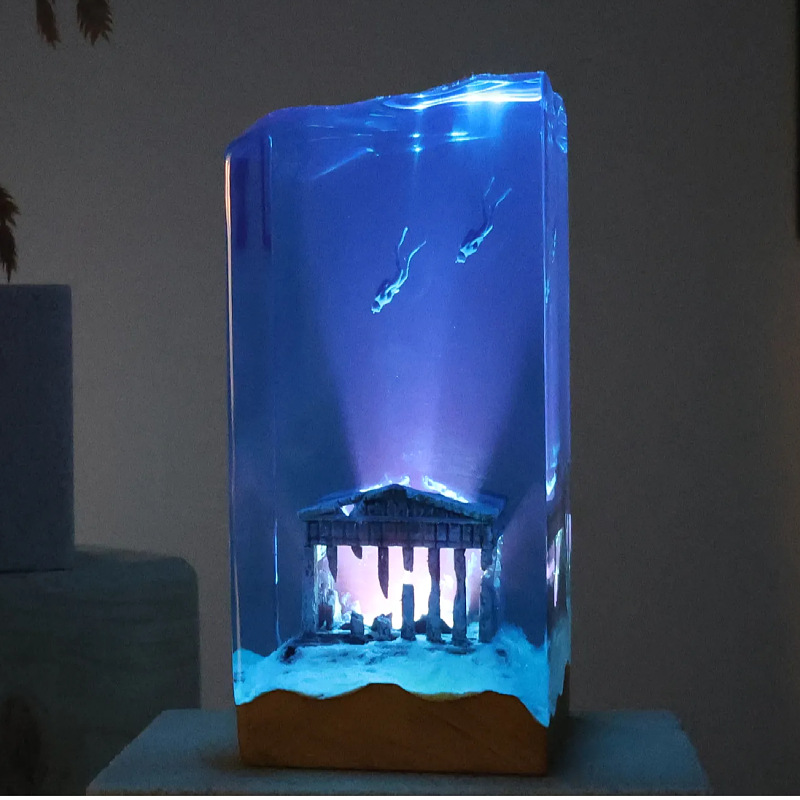 НОВИНКА: Морские декоративные  – обзор и цена Resin Art Table Top
