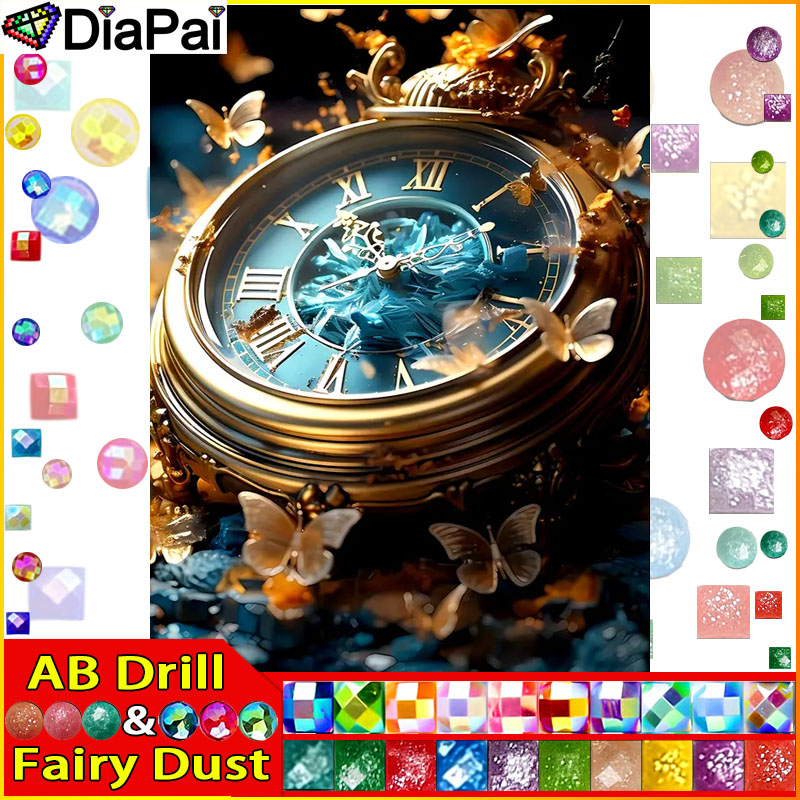 DiaPai Fairy Dust AB Алмазная  – обзор и цена Resin Art Clock