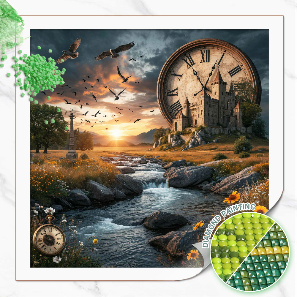 Алмазная вышивка Huacan: «Замо – обзор и цена Resin Art Clock