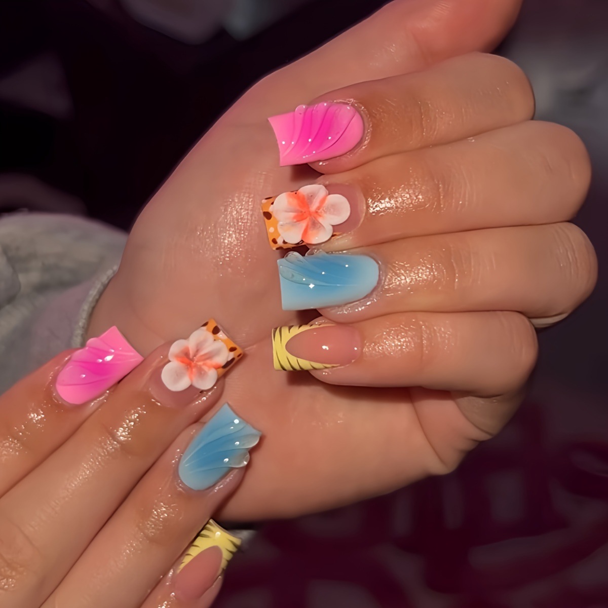 24 шт., короткие накладные ног – обзор и цена Resin Art Flower