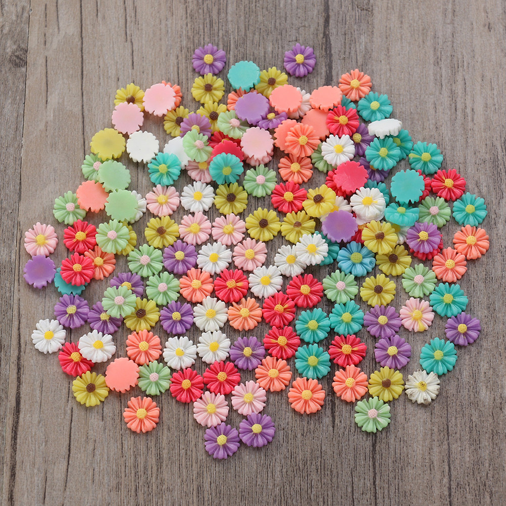 200 шт. 13 мм кабошоны в виде  – обзор и цена Resin Art Flower