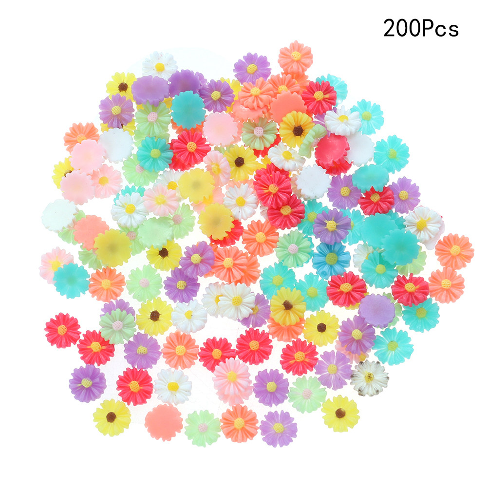 200 шт. 13 мм кабошоны в виде  – обзор и цена Resin Art Flower