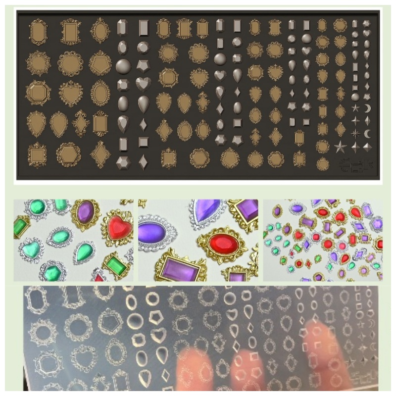 Силиконовая форма для подвесок – обзор и цена Bezels Pendant Resin