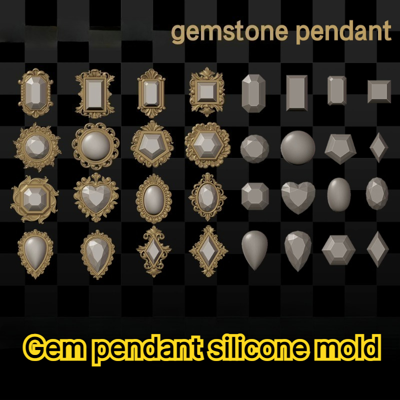 Силиконовая форма для подвесок – обзор и цена Bezels Pendant Resin