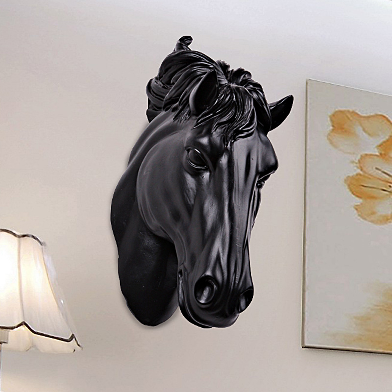 3D-скульптура головы лошади из – обзор и цена Resin Art Sculptures
