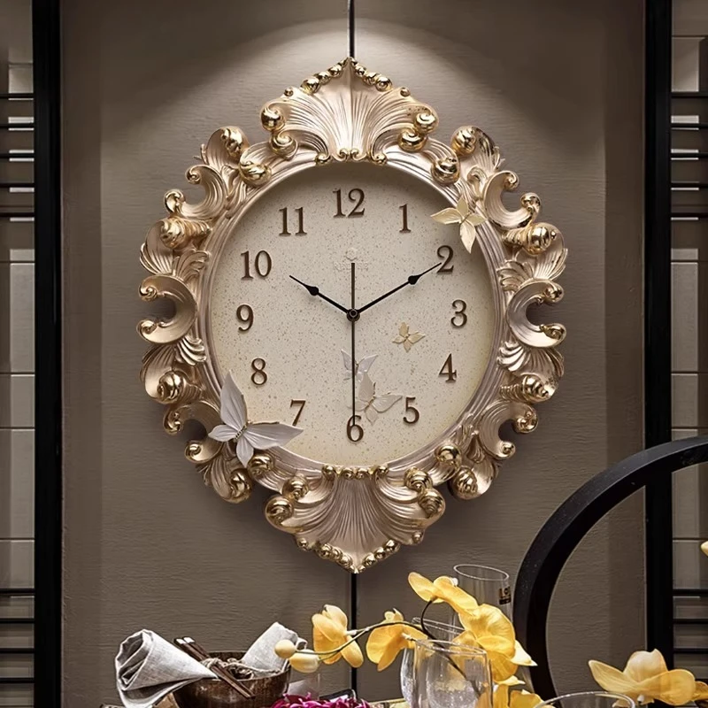 Настенные часы в европейском с – обзор и цена Resin Art Clock